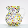 Confetti Blown Glass Pitcher Mexico